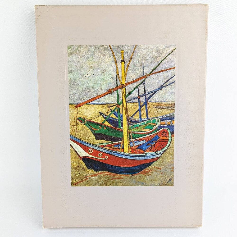 Van Gogh Art Book Oversized THE WORLD OF VAN GOGH vintage with slipcover